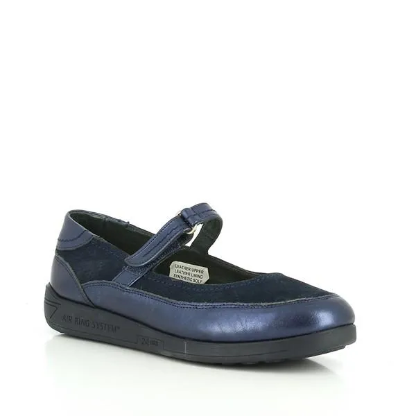 24 Hrs 22390 Blue Ballet Flats