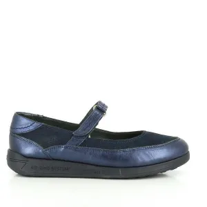 24 Hrs 22390 Blue Ballet Flats