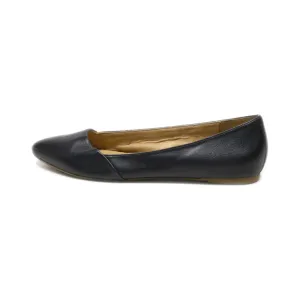 5Th Avenue Ballerinas Leather Black Colour For Women