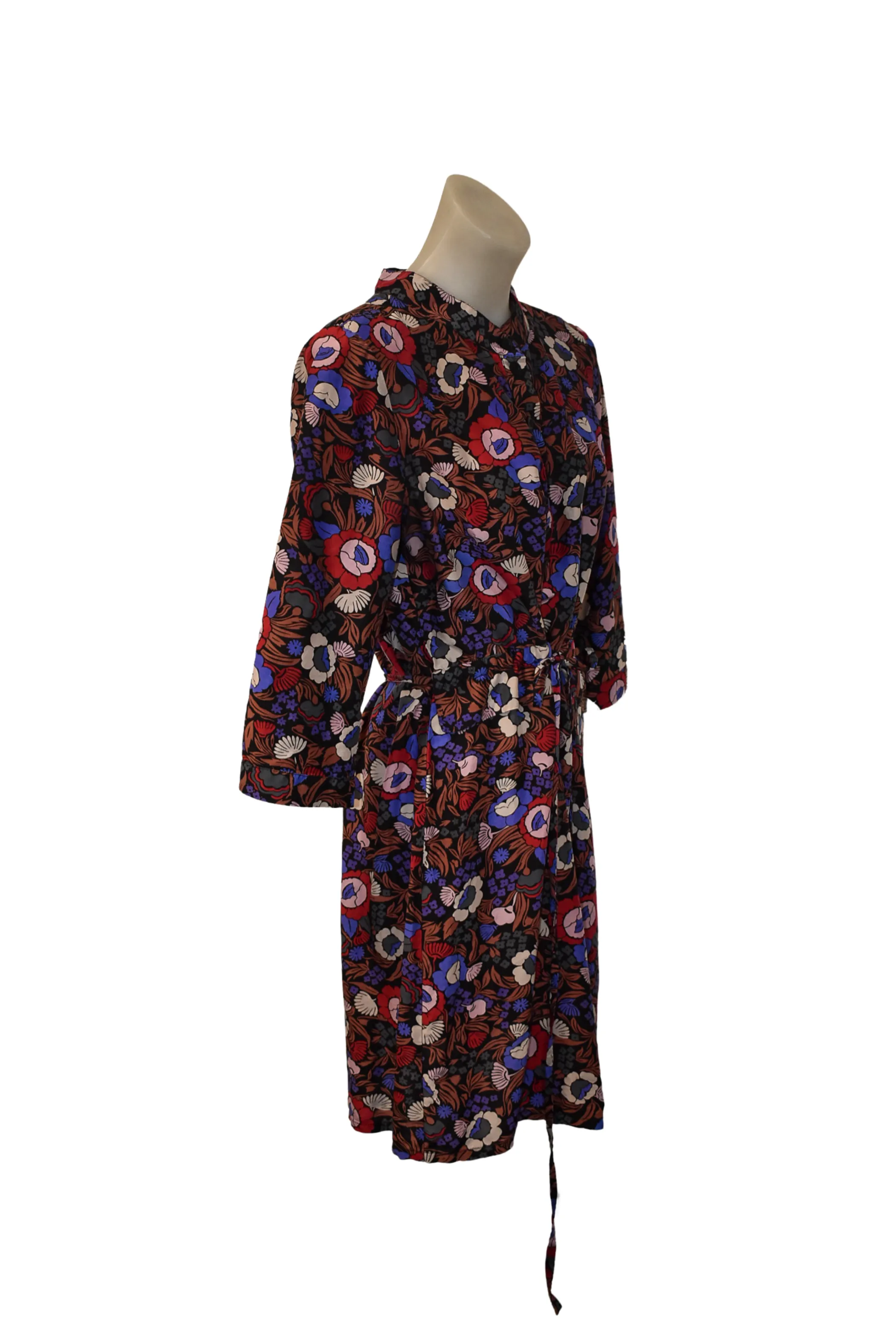 Carlson NZ made floral silk blend mini dress, 10