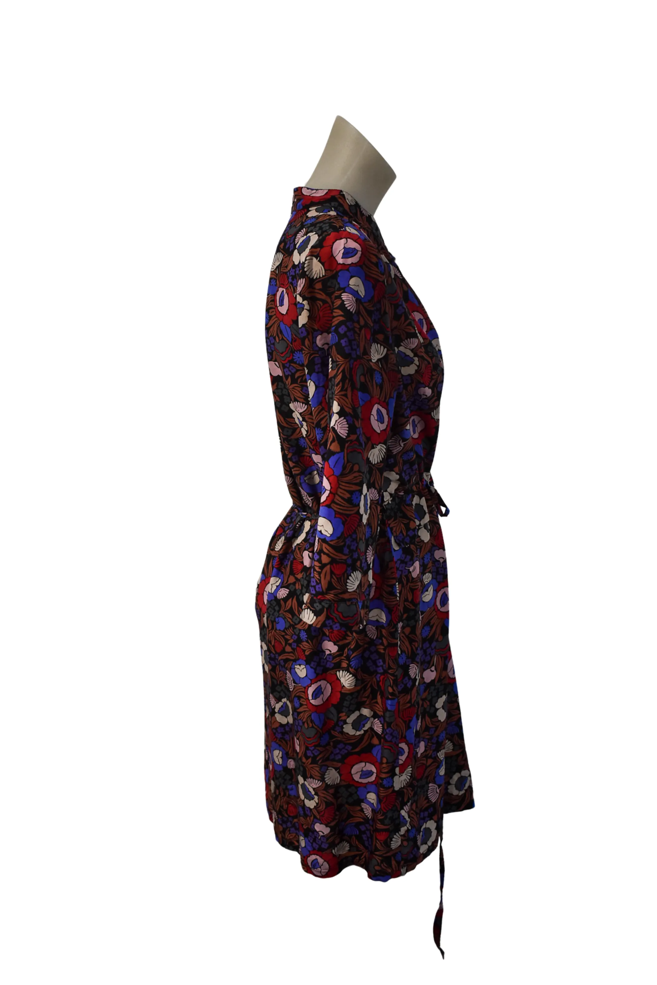 Carlson NZ made floral silk blend mini dress, 10