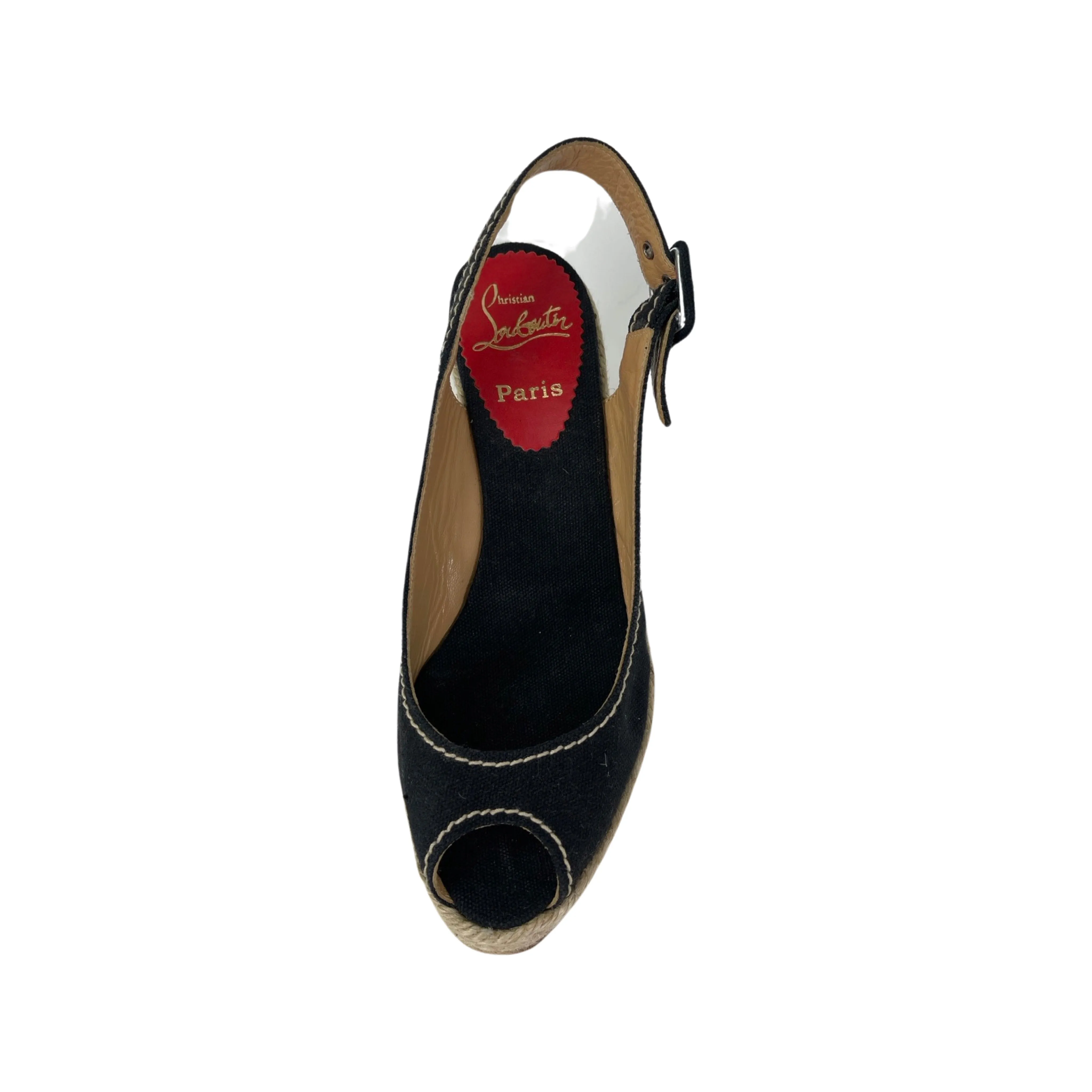 Christian Louboutin Canvas Espadrilles (Size 37)