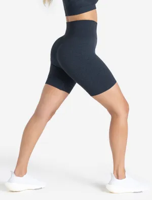 Core Seamless Shorts - Navy Marl