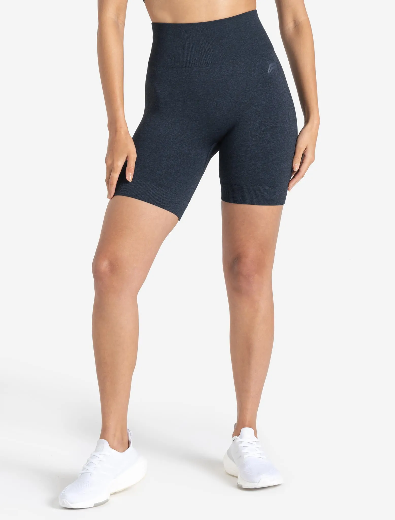 Core Seamless Shorts - Navy Marl