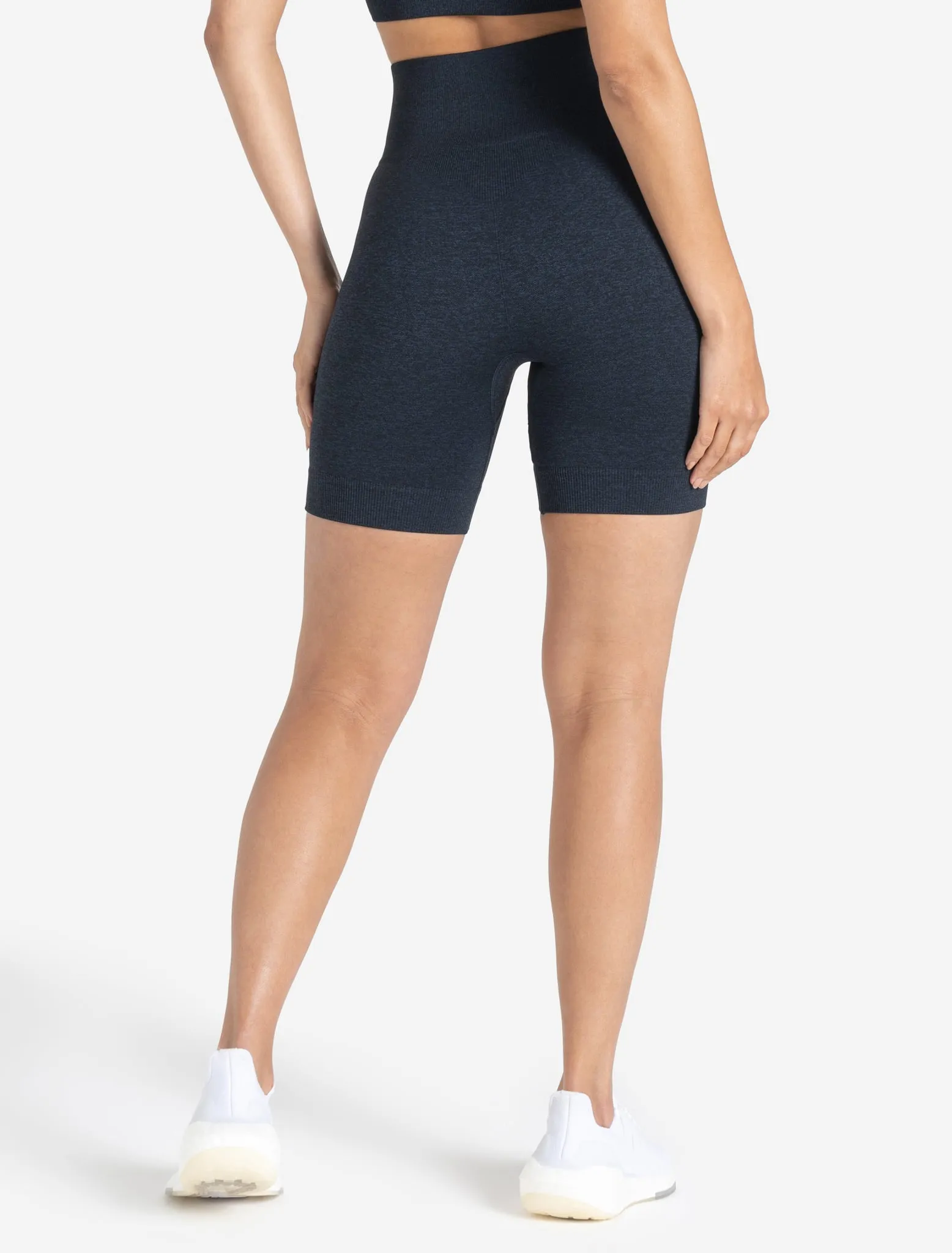 Core Seamless Shorts - Navy Marl