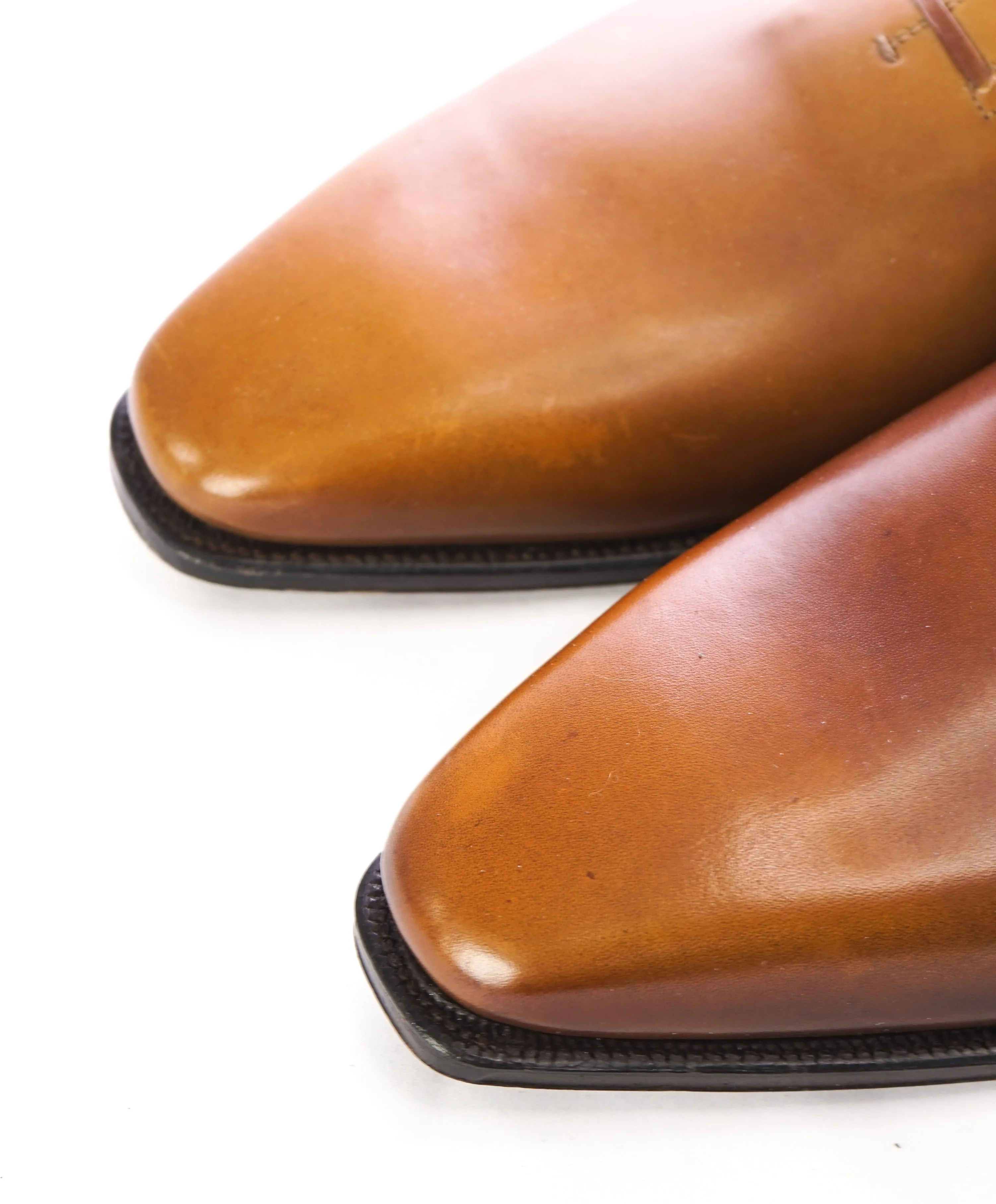 CORTHAY - Twist Pullman French Calf Leather Piped Oxfords - 12