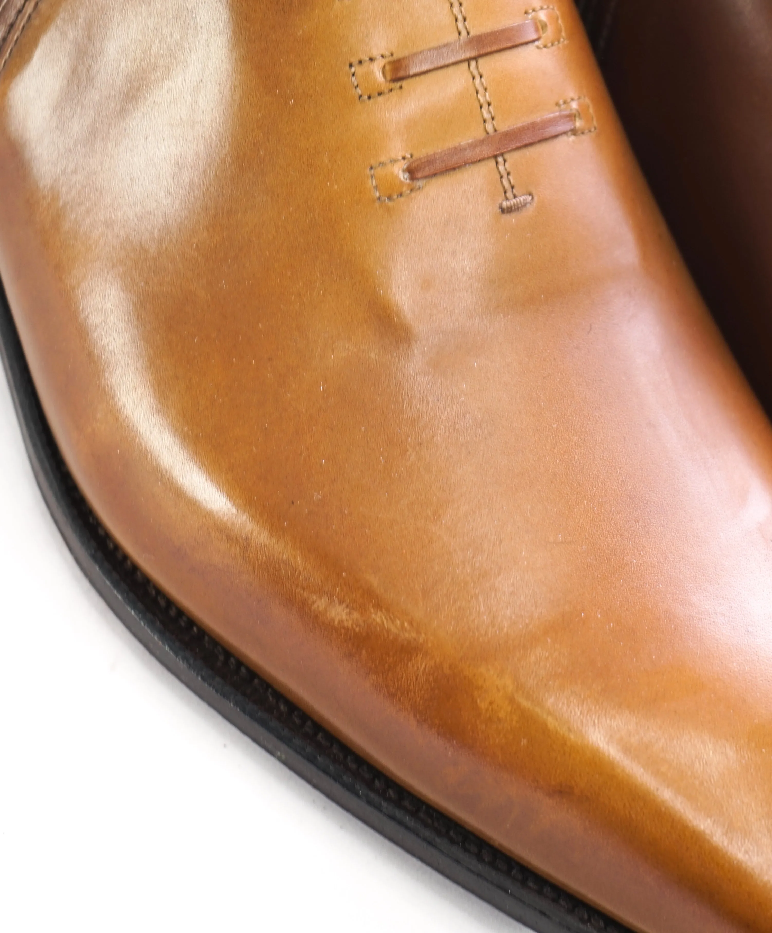 CORTHAY - Twist Pullman French Calf Leather Piped Oxfords - 12