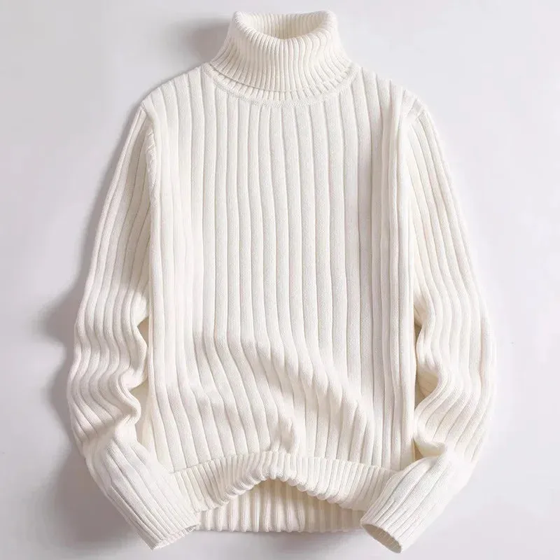 Erik  Classic Ribbed Turtleneck Pullover