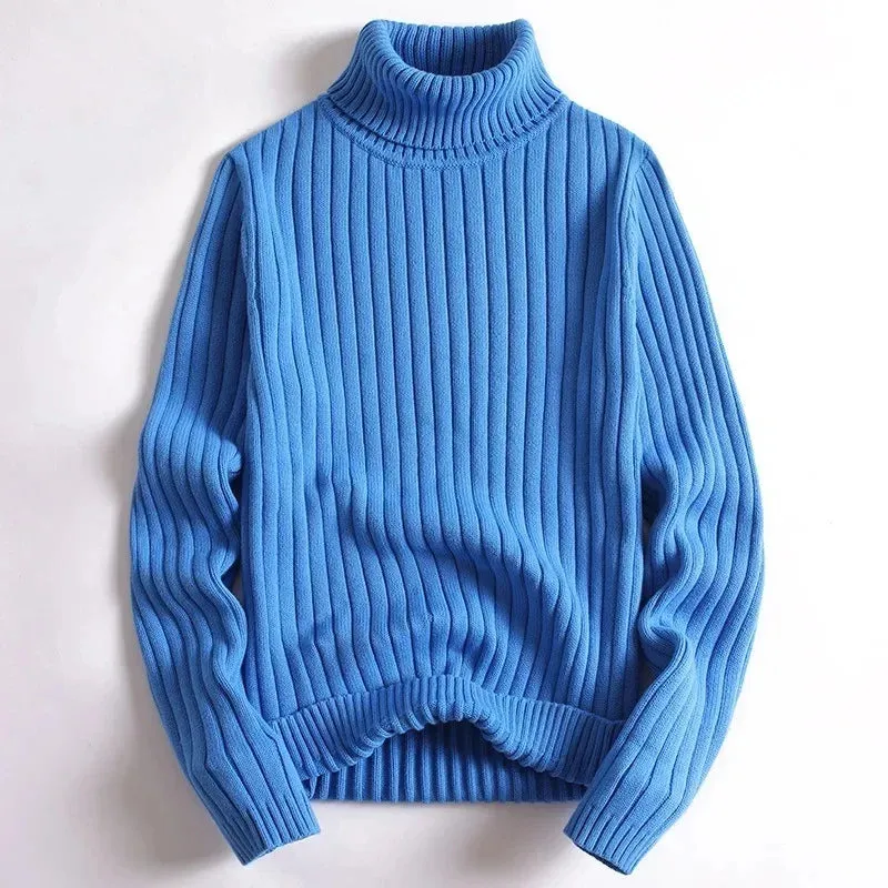 Erik  Classic Ribbed Turtleneck Pullover