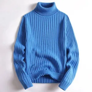 Erik  Classic Ribbed Turtleneck Pullover