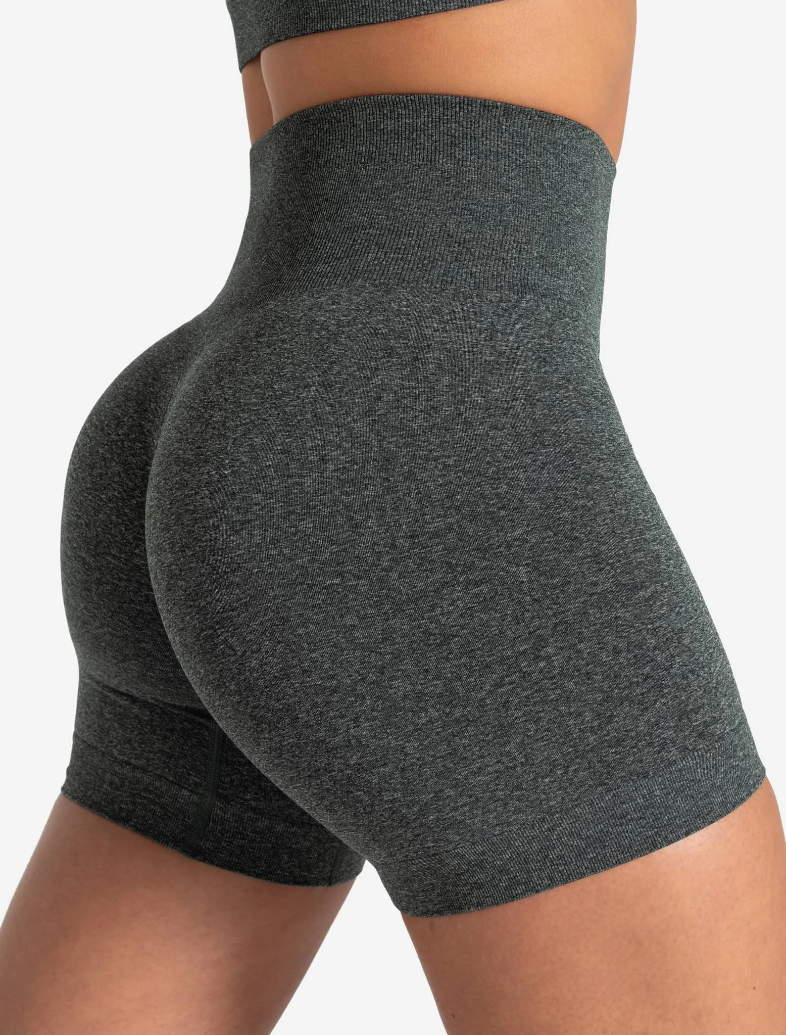 Form Seamless Shorts - Green Marl