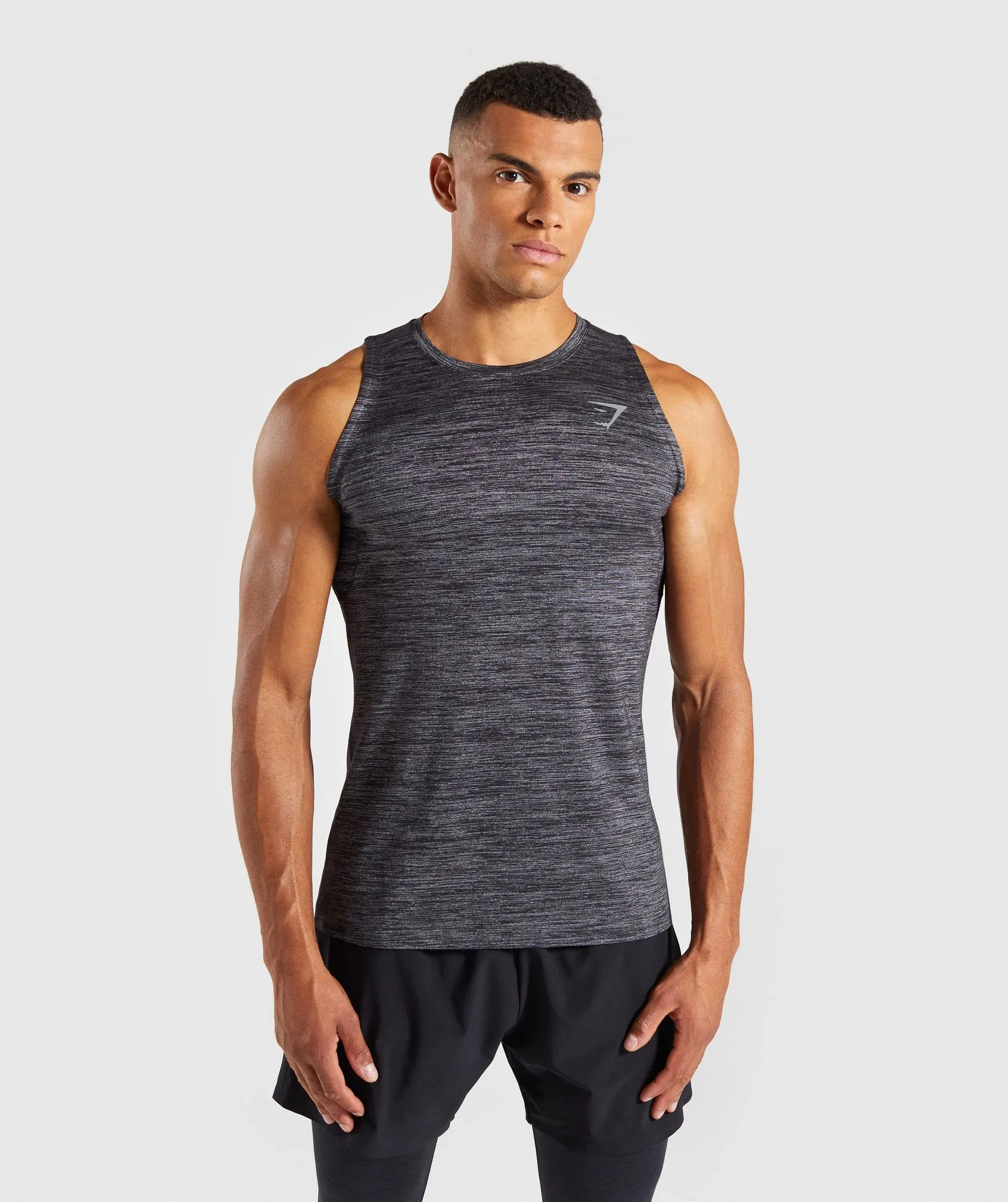 Gymshark Swerve Tank - Black Marl