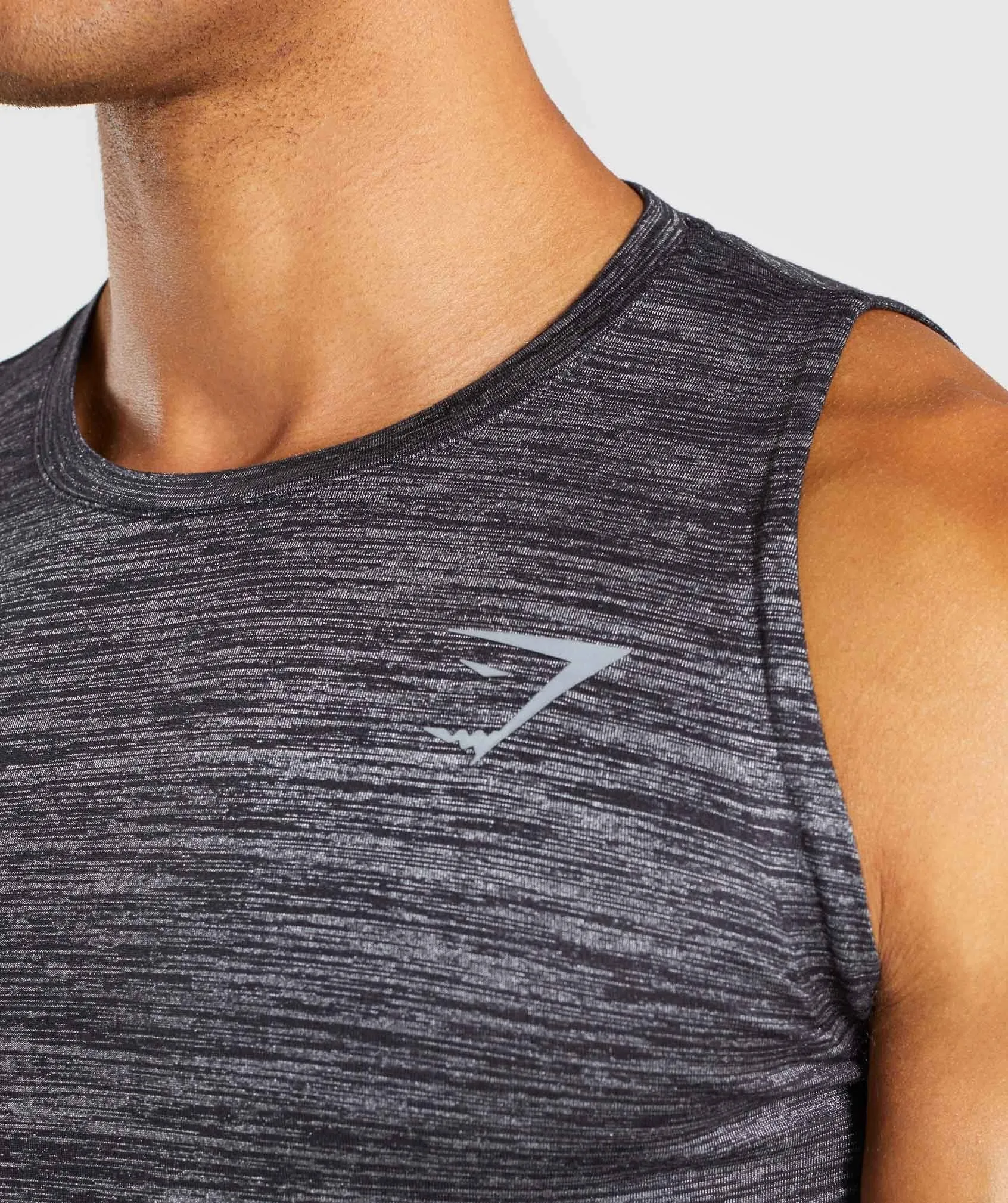 Gymshark Swerve Tank - Black Marl