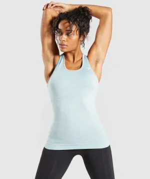 Gymshark Vital Seamless Vest - Light Green Marl