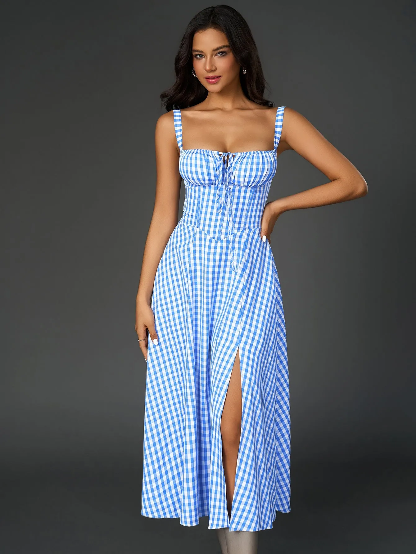 Jacklynn Ruched Midi Dress