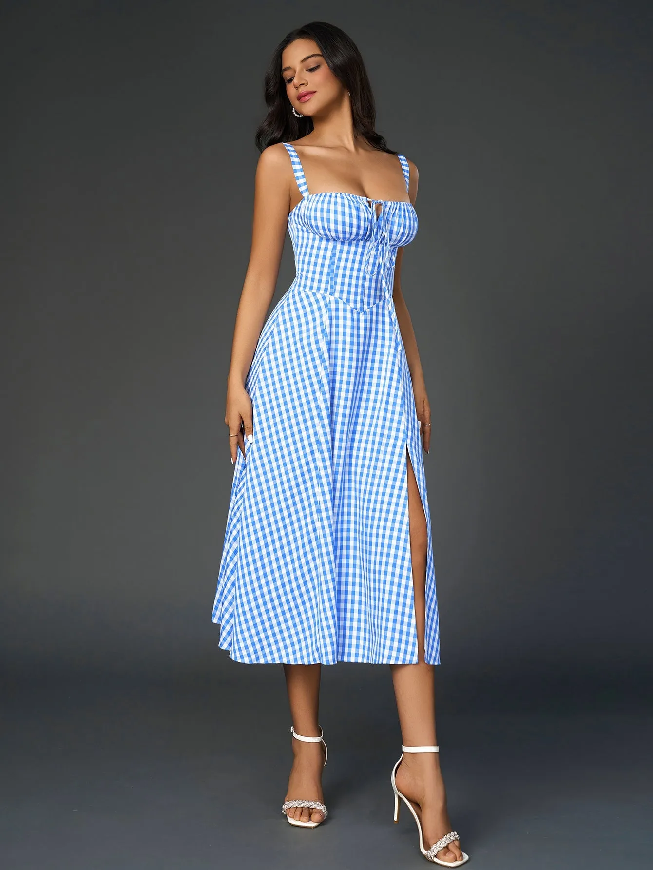 Jacklynn Ruched Midi Dress