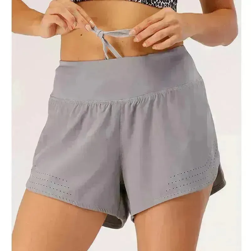 Loose Gym Running Outside Wear Drawstring Yoga Pants Pockets
