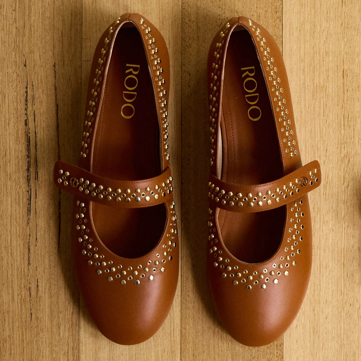 Maggie Studded Ballet Flat