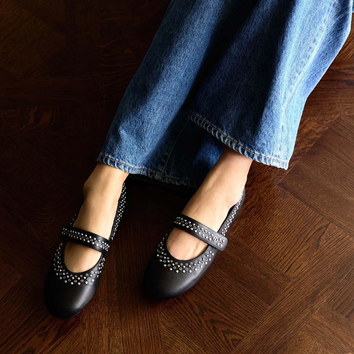 Maggie Studded Ballet Flat