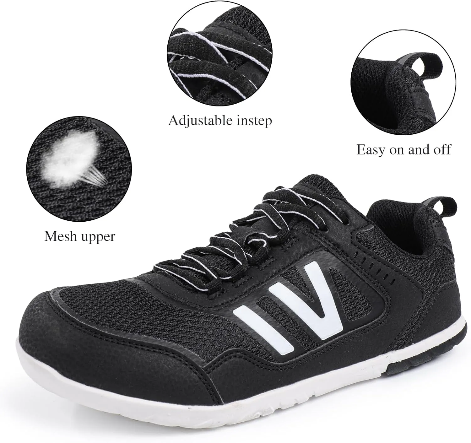 Men's Cross Training Shoe - Speed Force Minimalist Running Shoe - Lightweight Barefoot