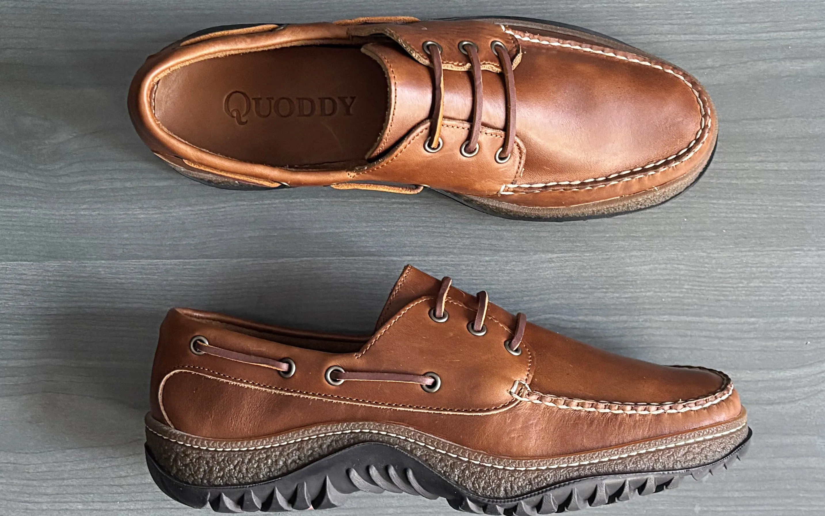 Men’s Quoddy Head Boat Shoe: LE All Terrain Whiskey
