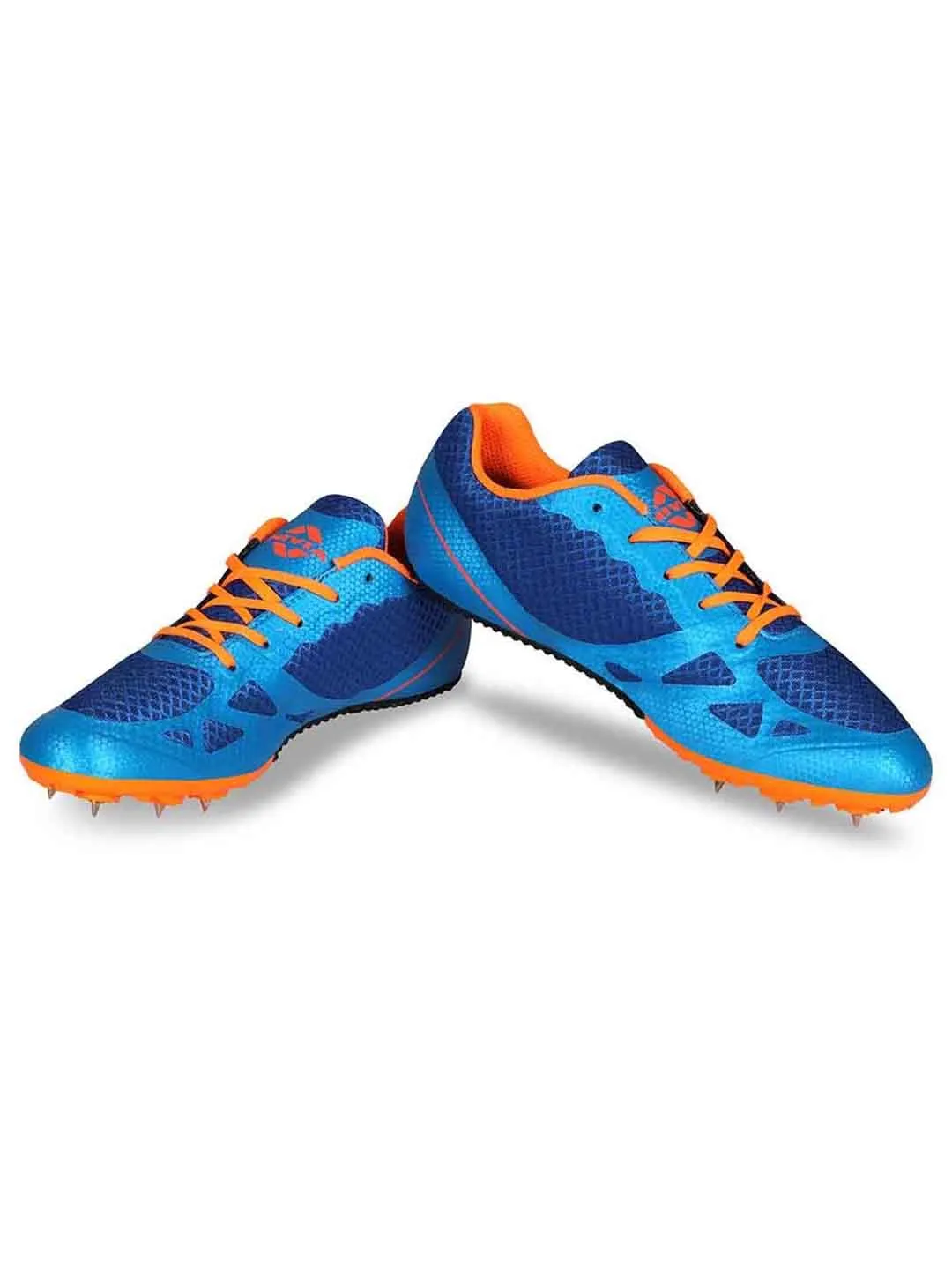 NIVIA Men Running Spikes Spirit Track and Field Shoes for Mens (Blue)