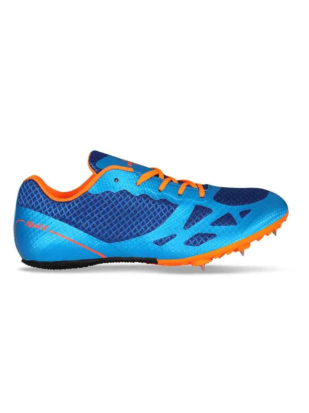 NIVIA Men Running Spikes Spirit Track and Field Shoes for Mens (Blue)