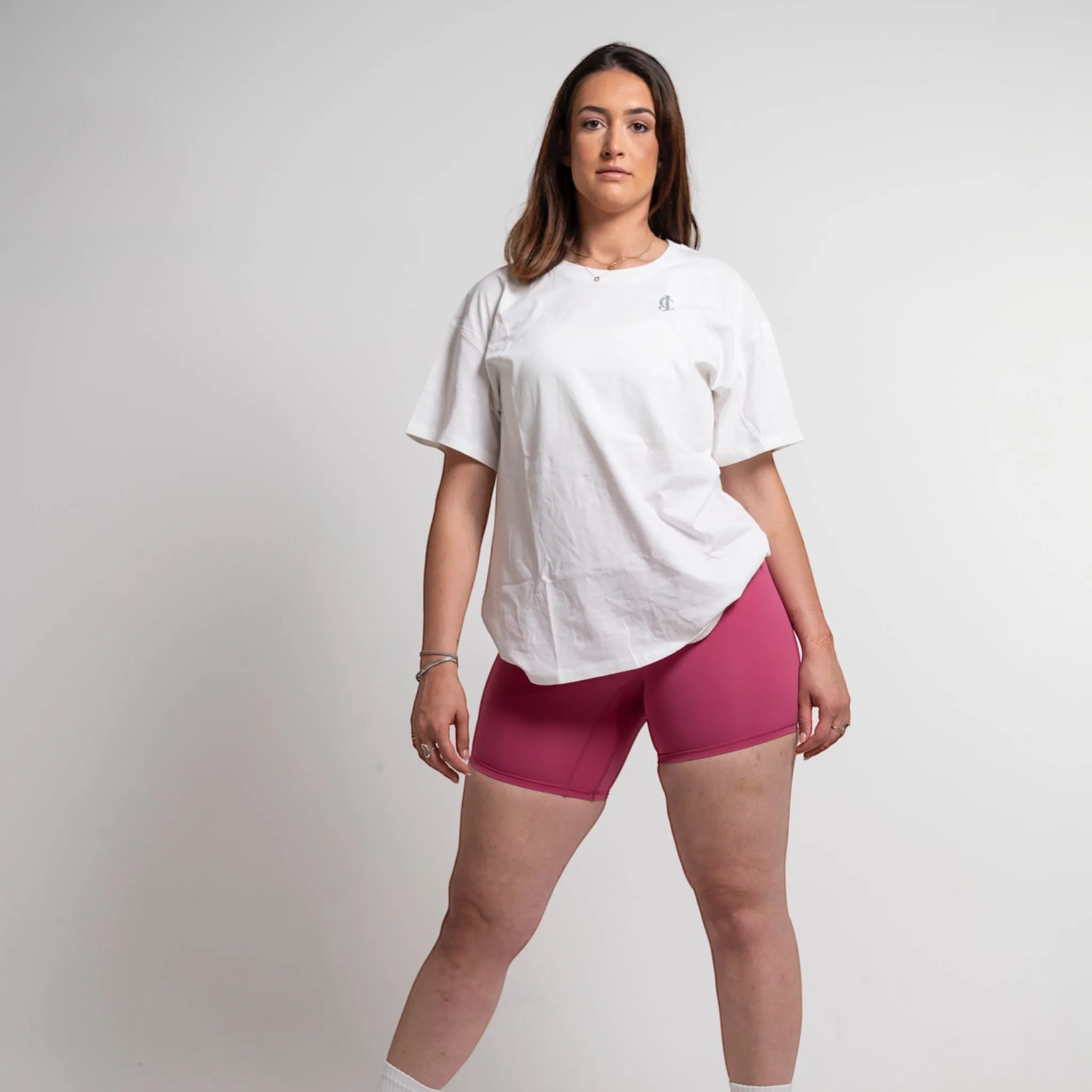 Women Gym Shorts Pink